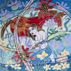 A Fairy Amid Blossoms